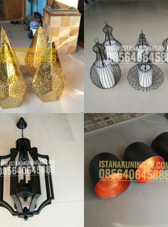 Lampu Gantung Tembaga Kuningan