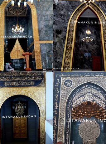 ornament mihrab tembaga kuningan mihrab masjid tembaga kuningan